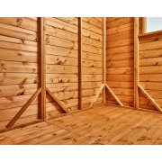 Power 8x6 Pent Potting Shed - Single Door